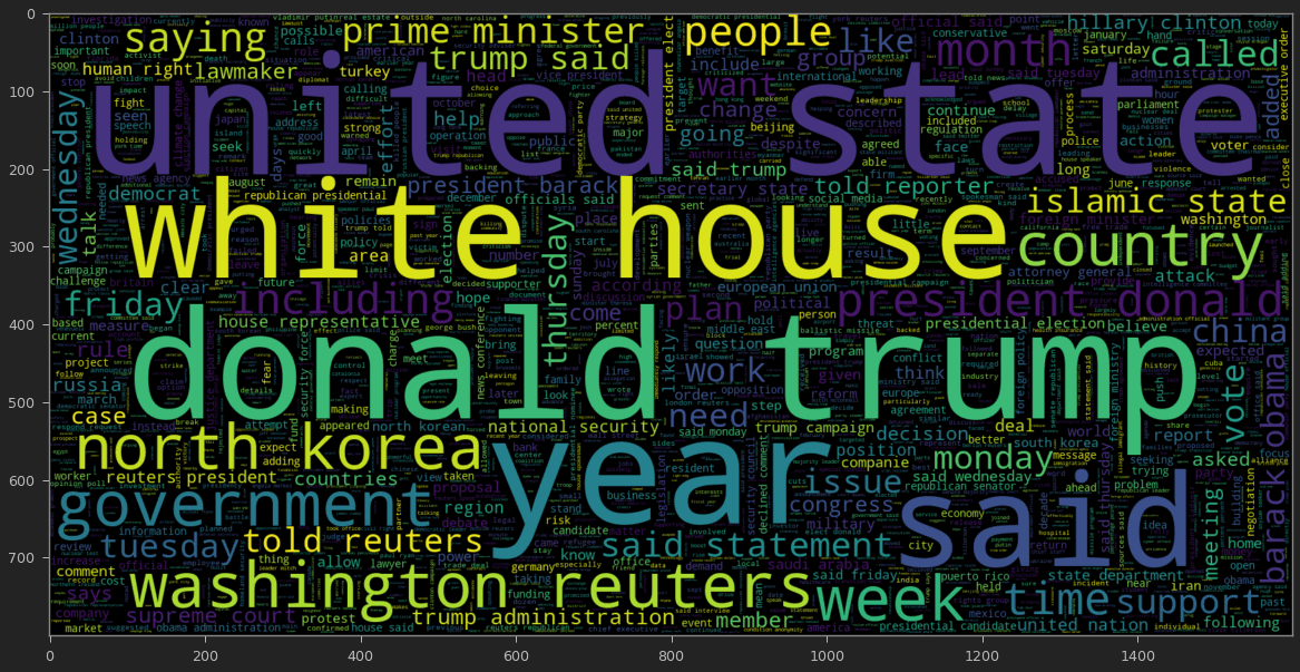 Fake news classification